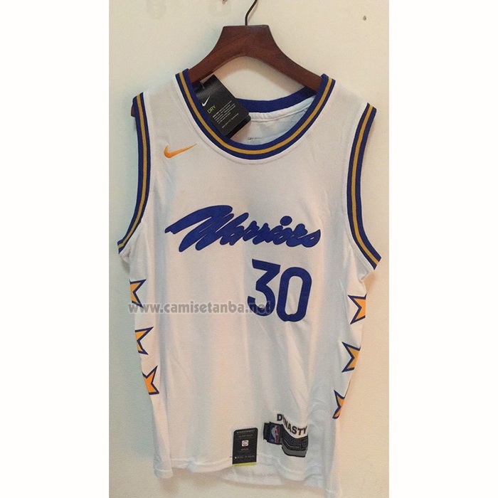 Camiseta Golden State Warriors Stephen Curry #30 Champs Whitestars 2022-23 Blanco